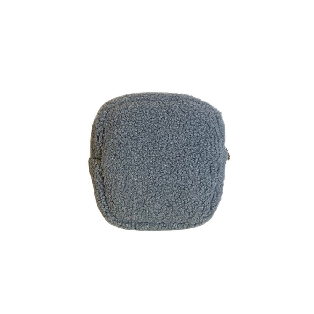 Storm Grey Square Pouch